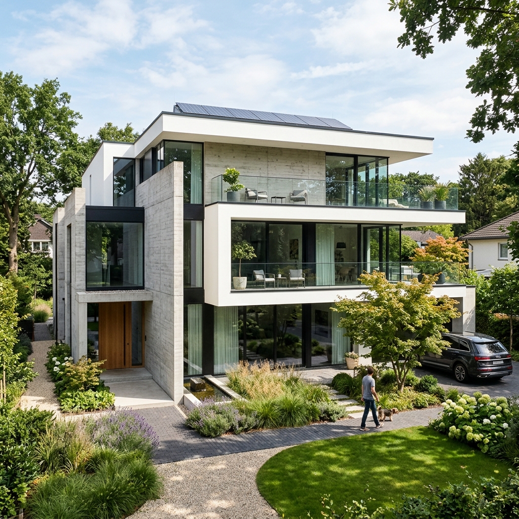 Contemporary Villa Exterior